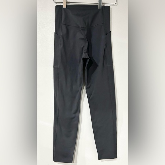 NWT Girlfriend Collective Smoke High Rise‎ Compressive Pocket 7/8 Legging S - Picture 4 of 5